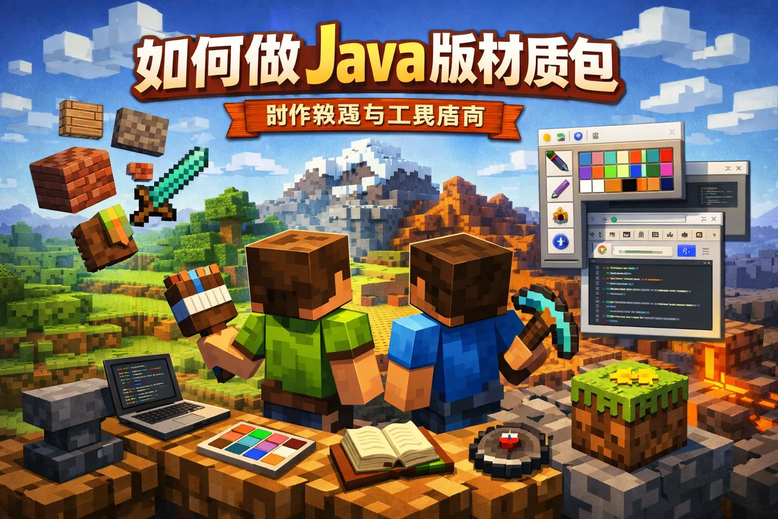 如何做java版材质包