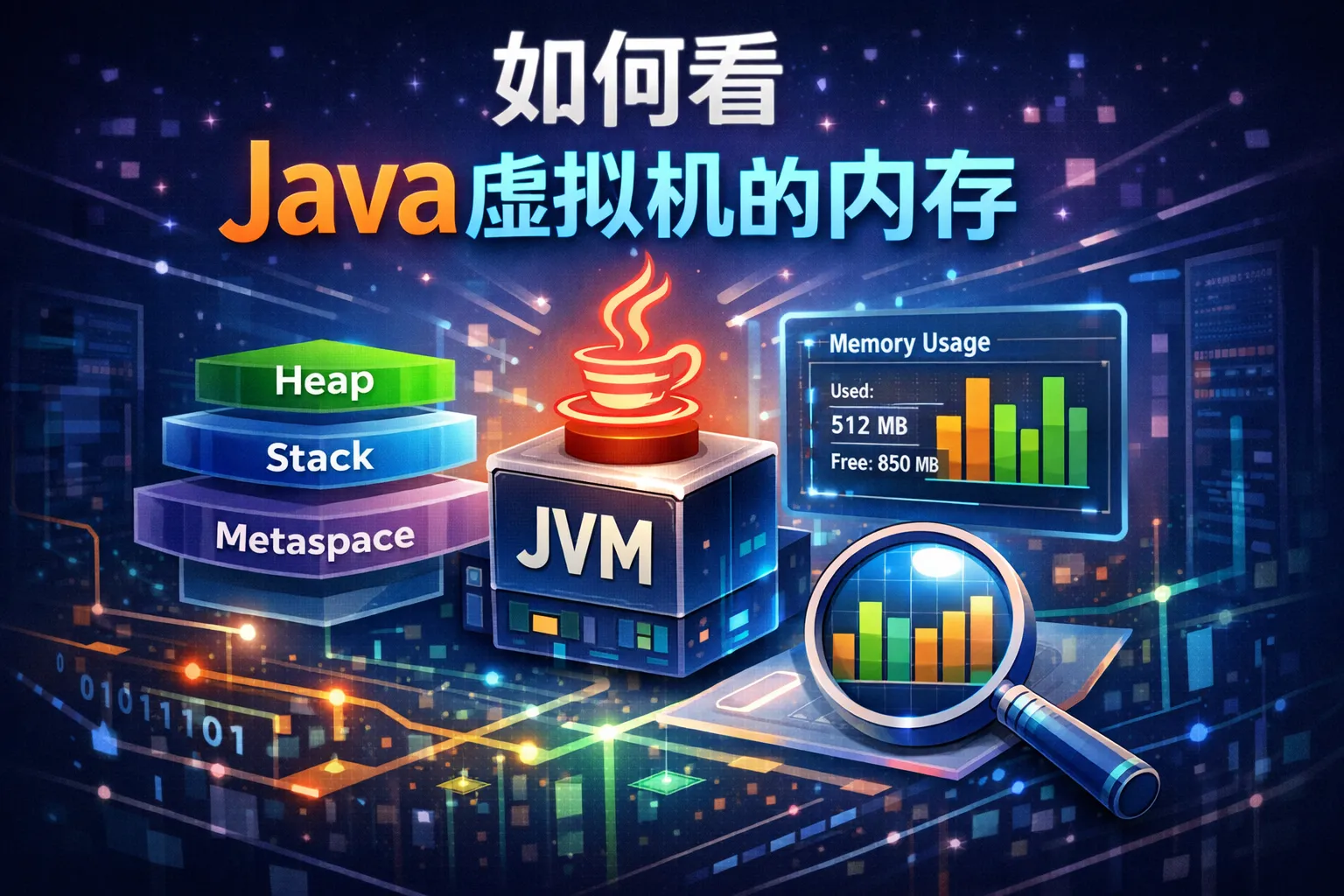 如何看java虚拟机得内存