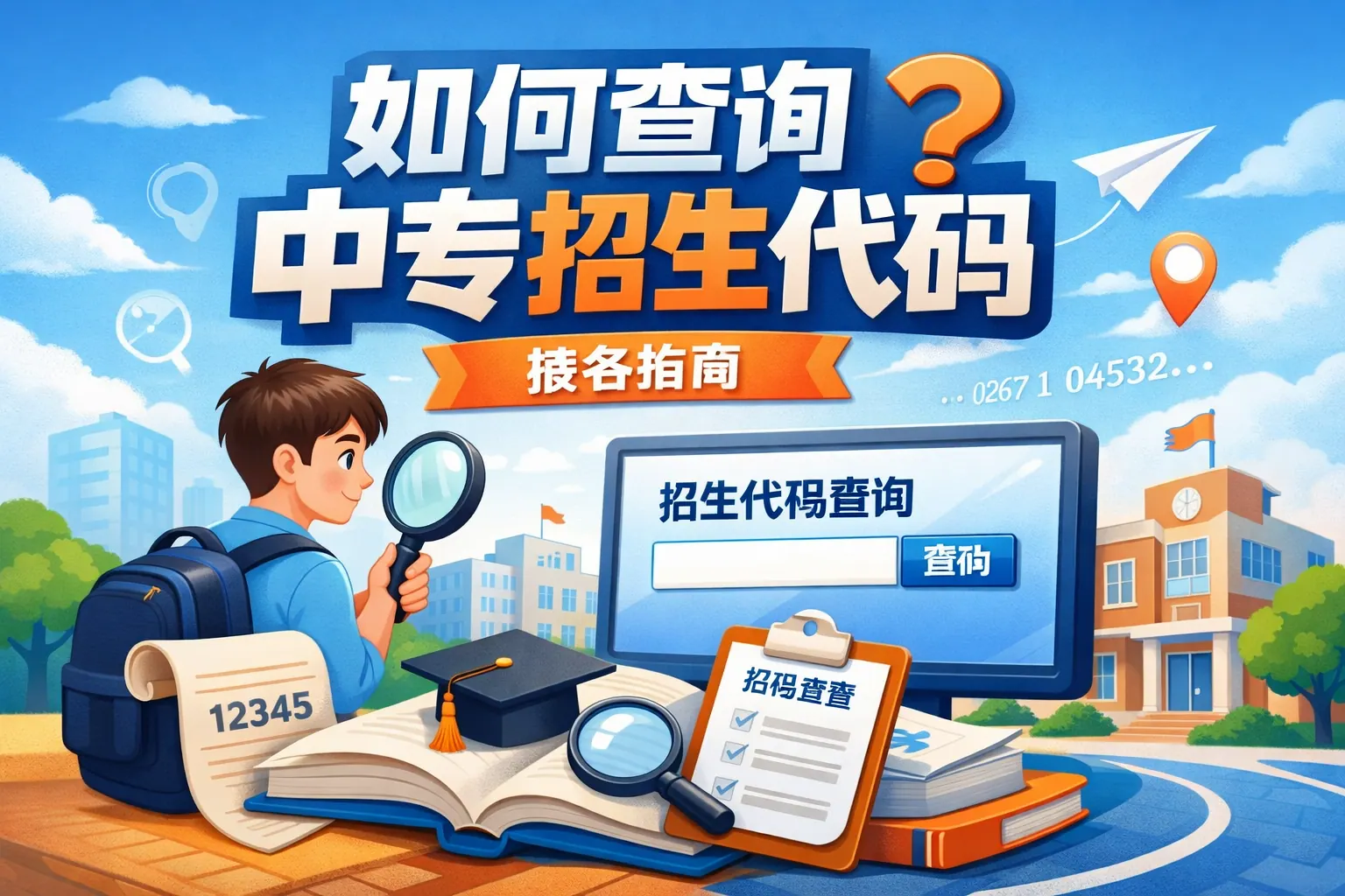 如何查询中专招生代码