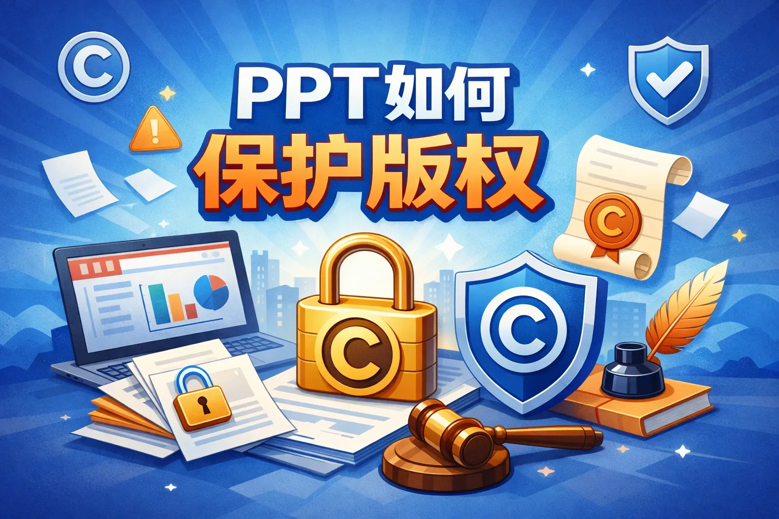 ppt如何保护版权