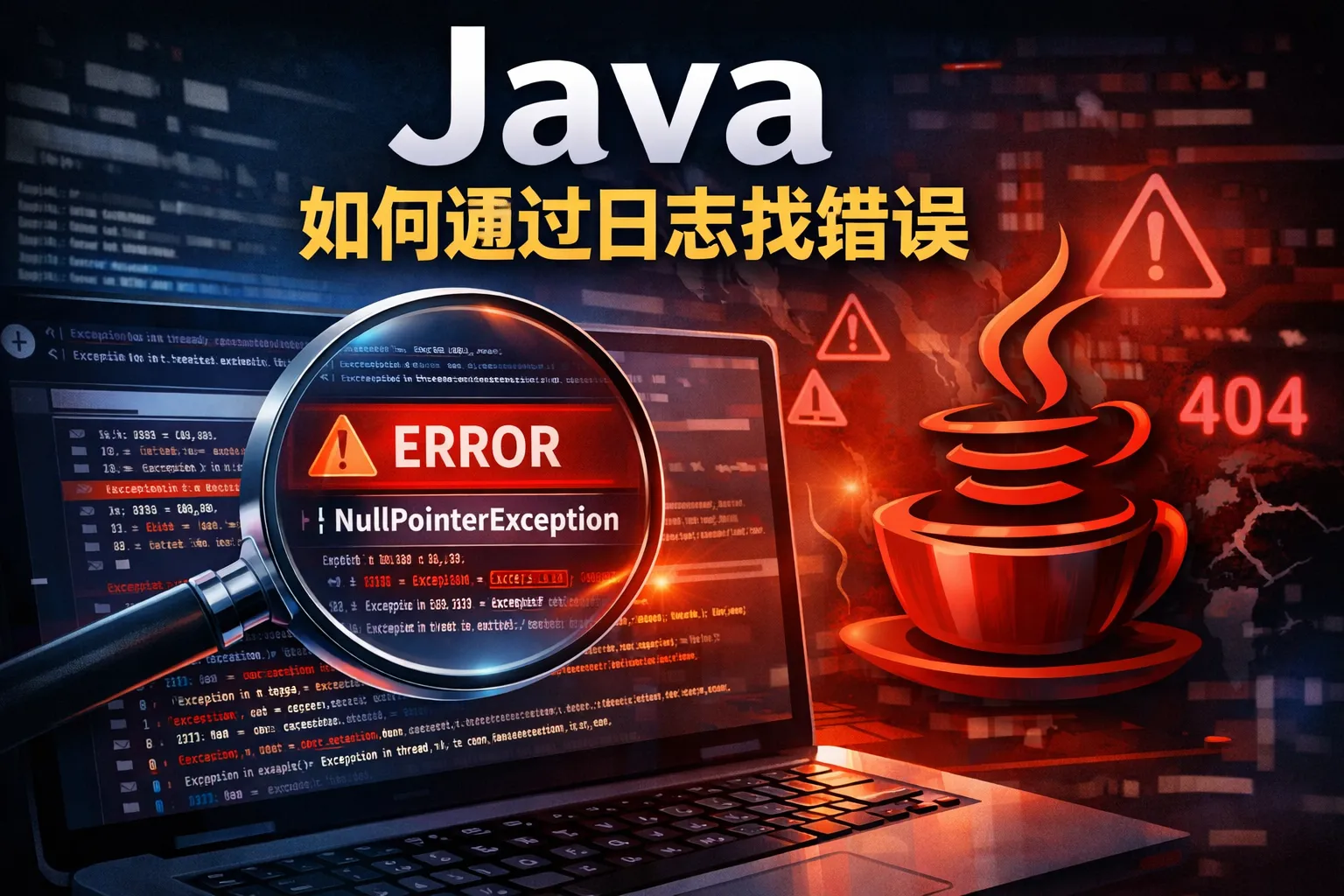 java如何通过日志找错误