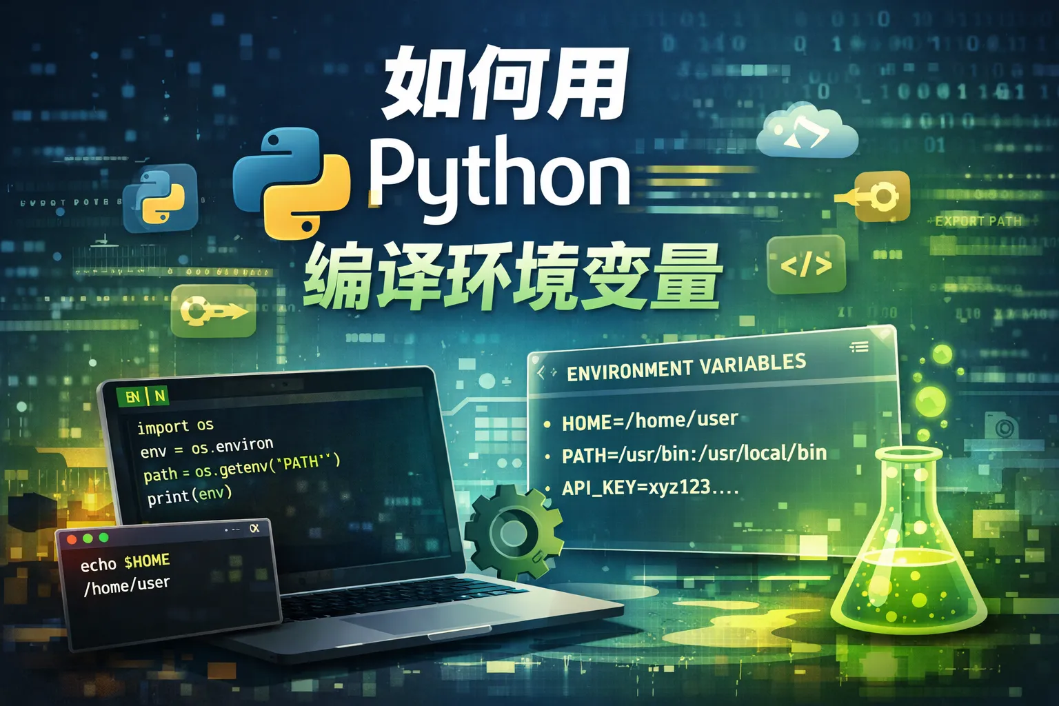 如何用python编译环境变量