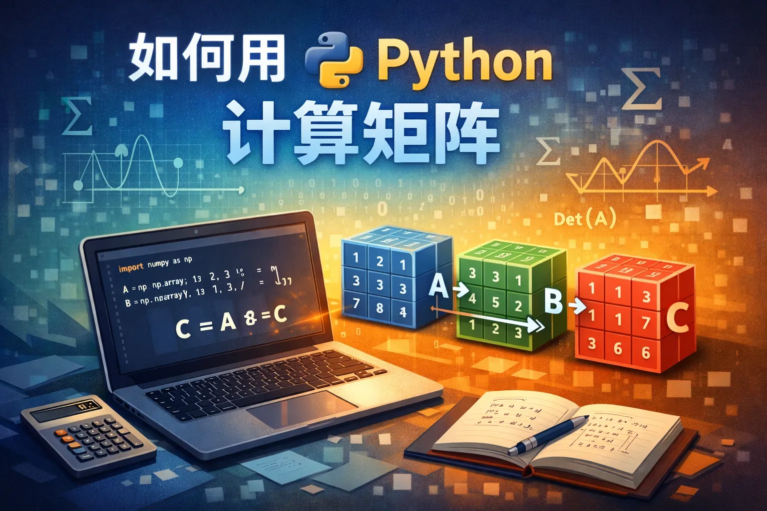 如何用python计算矩阵