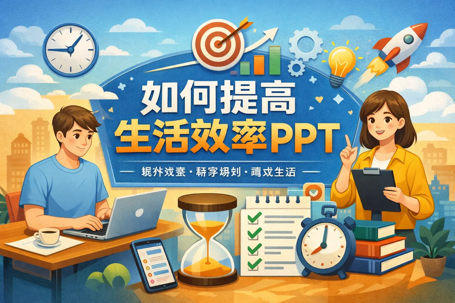 如何提高生活效率PPT