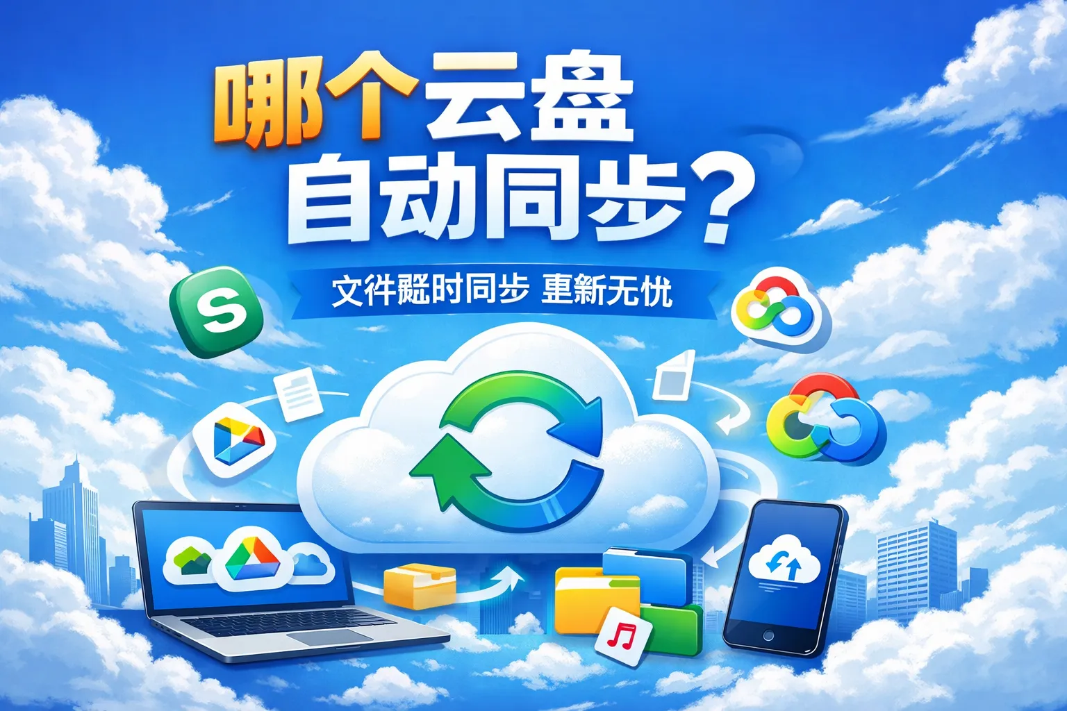 哪个云盘自动同步