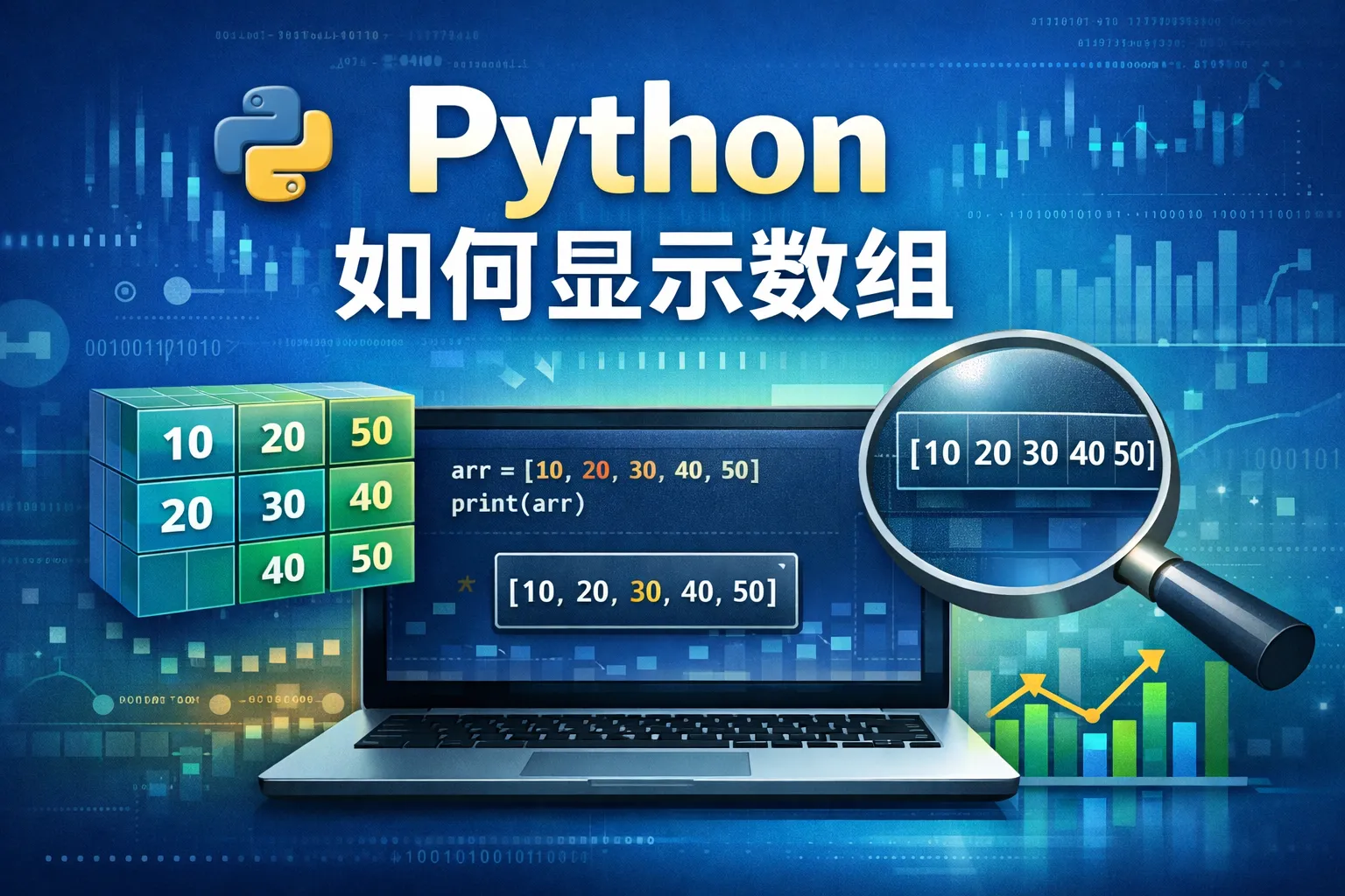 python 如何显示数组