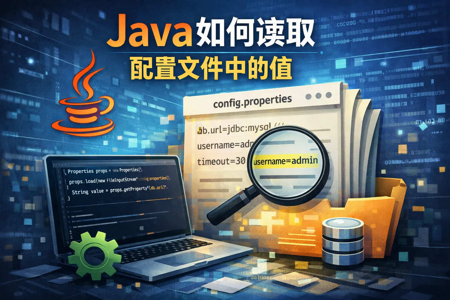 java如何读取配置文件中的值