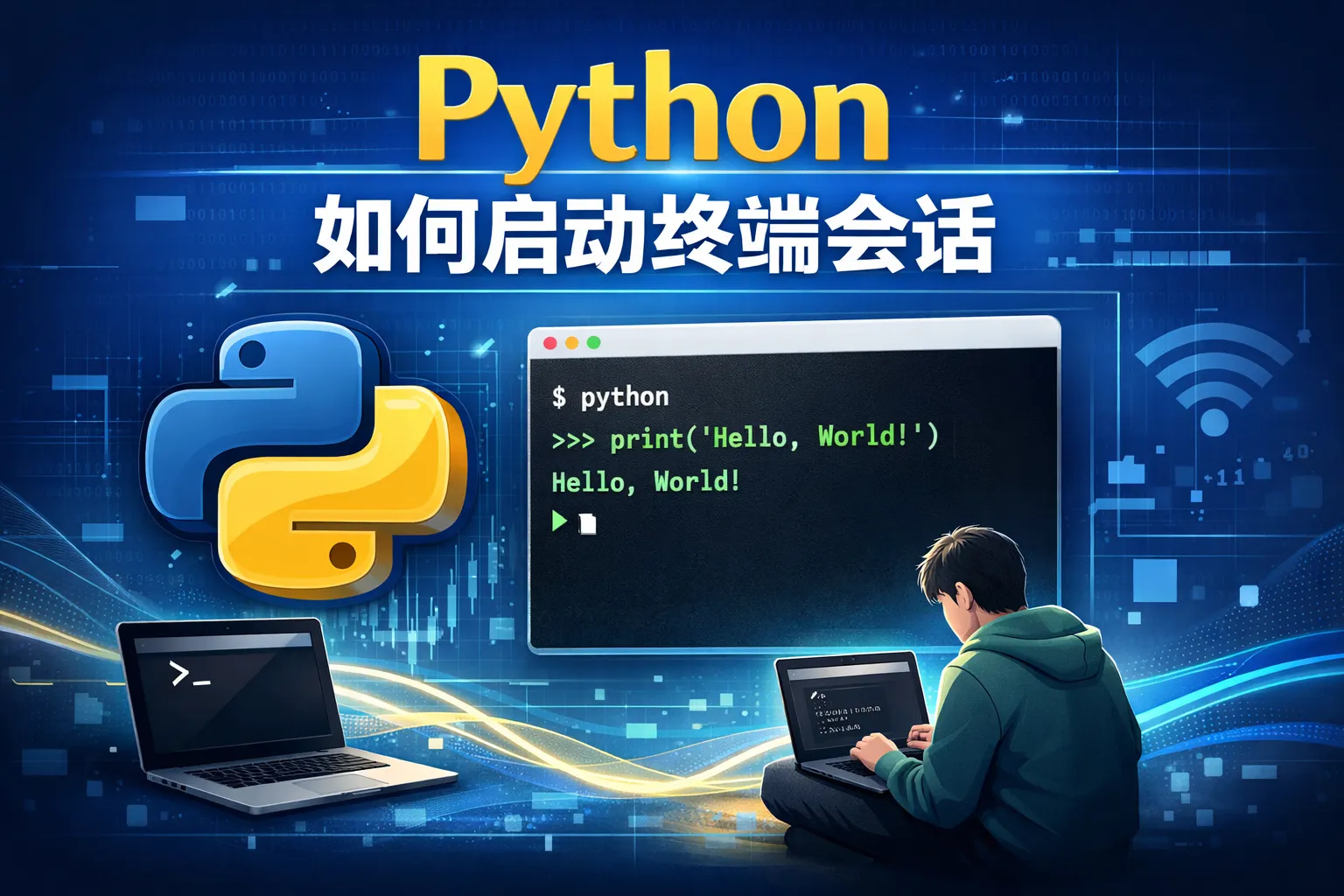 python如何启动终端会话