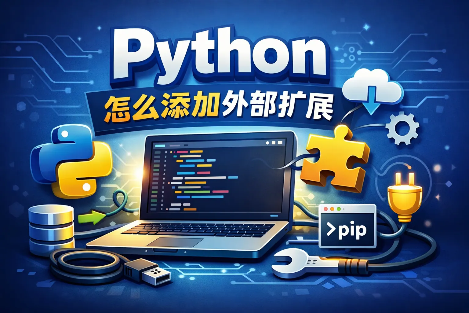 python怎么添加外部扩展