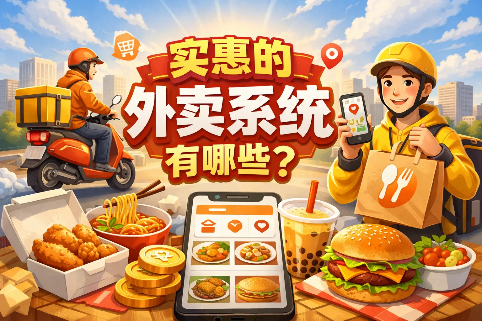 实惠的外卖系统有哪些