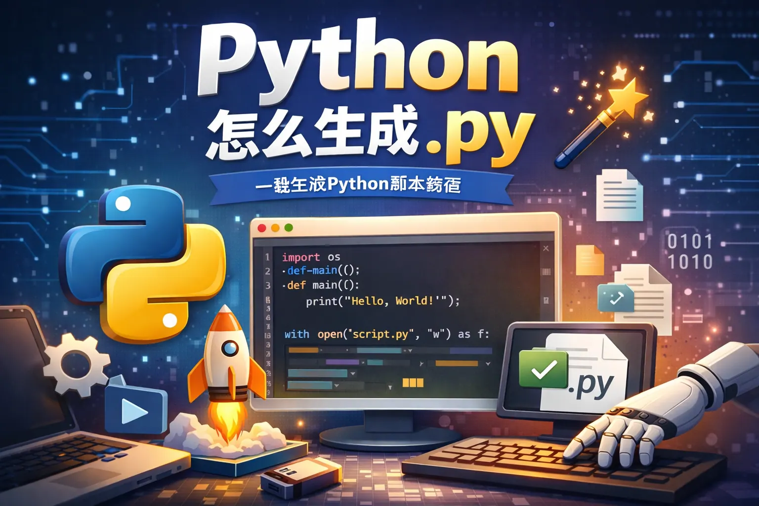 python 怎么生成.py