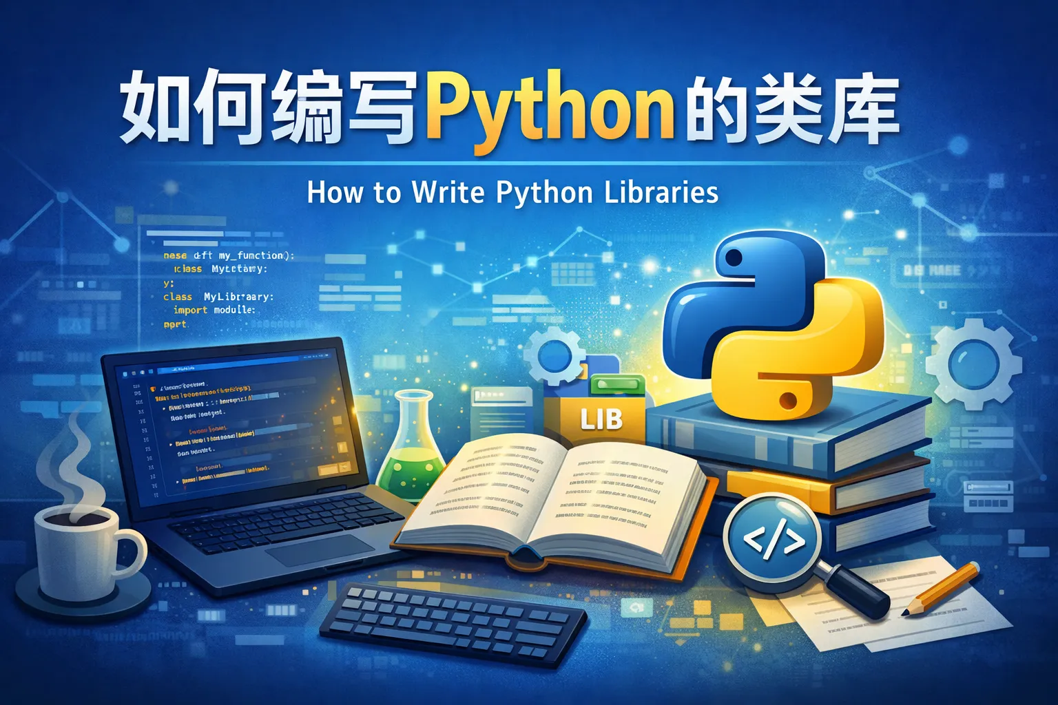 如何编写python的类库