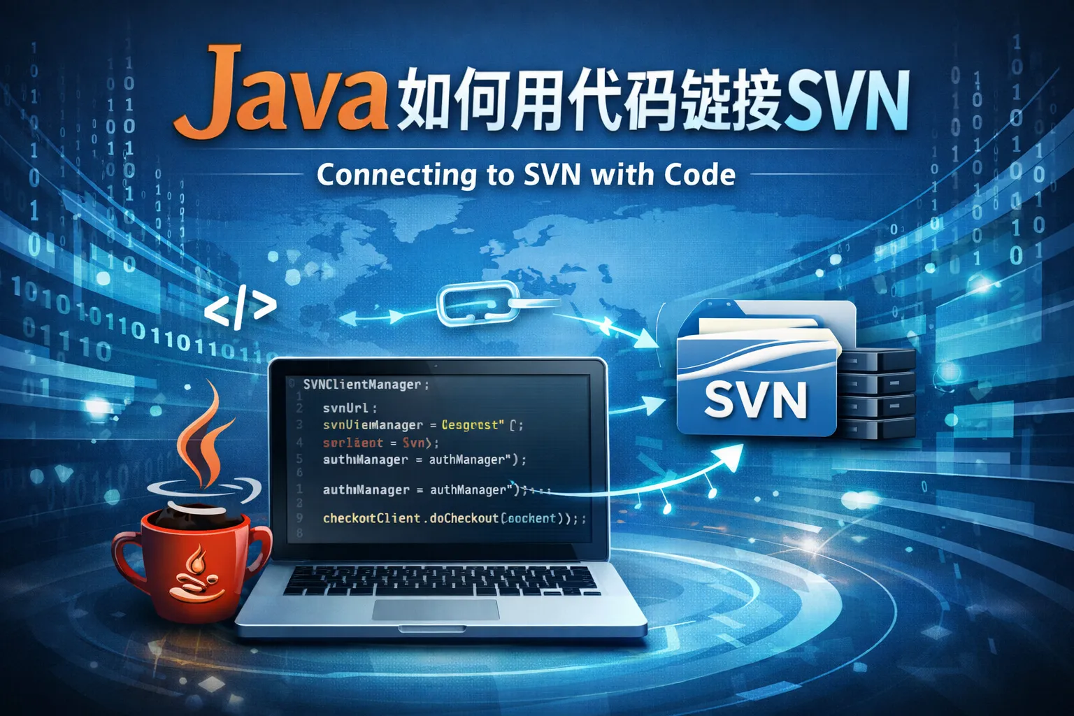 java如何用代码链接svn