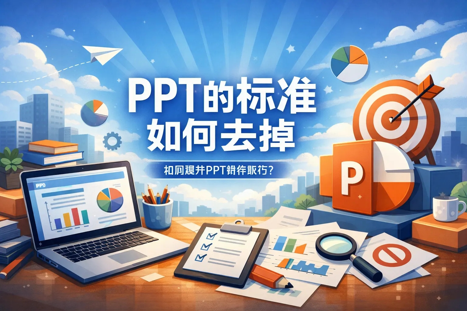ppt的标准如何去掉