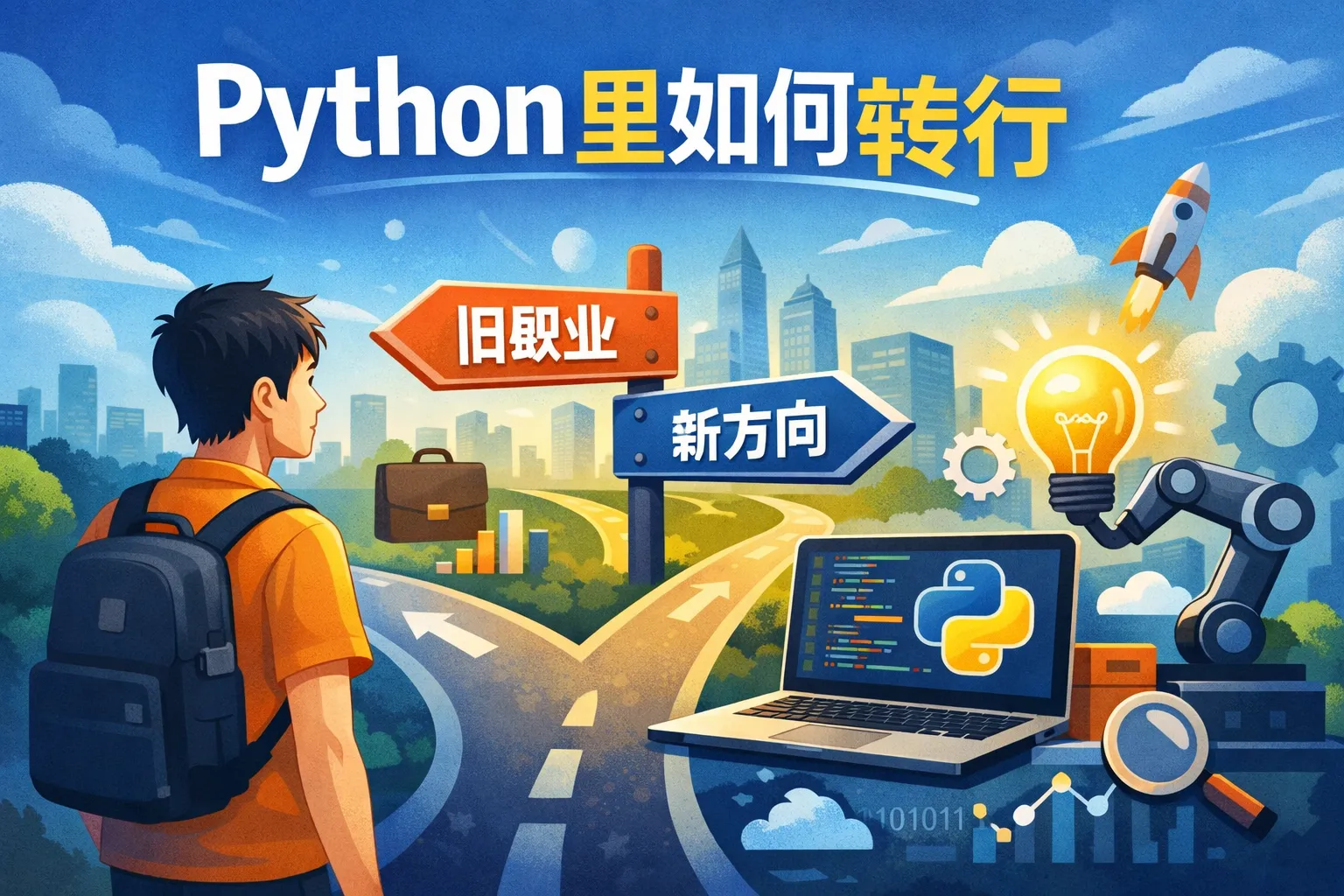 python里如何转行