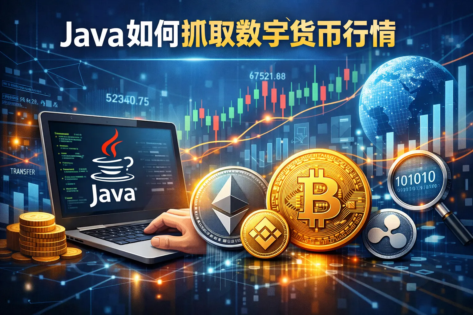 Java如何抓取数字货币行情