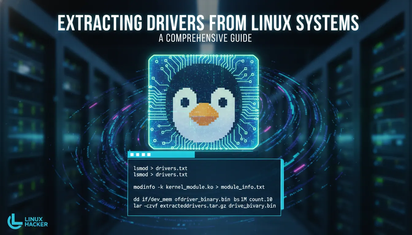 如何从Linux系统中提取驱动