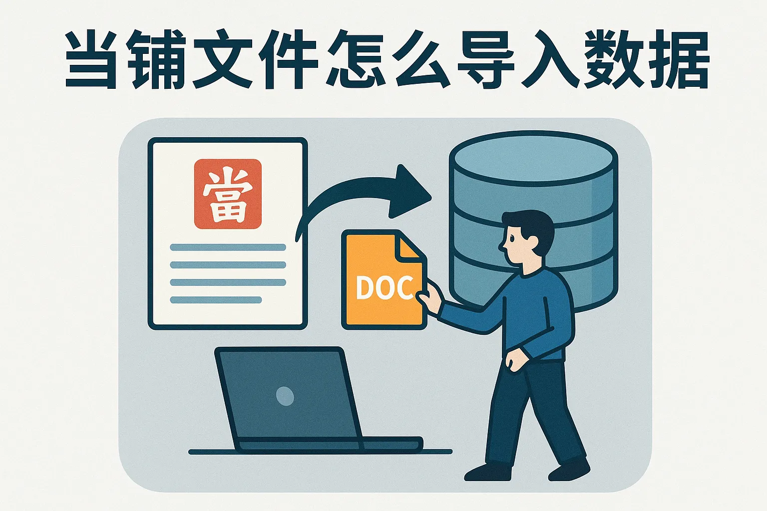 当铺文件怎么导入数据库