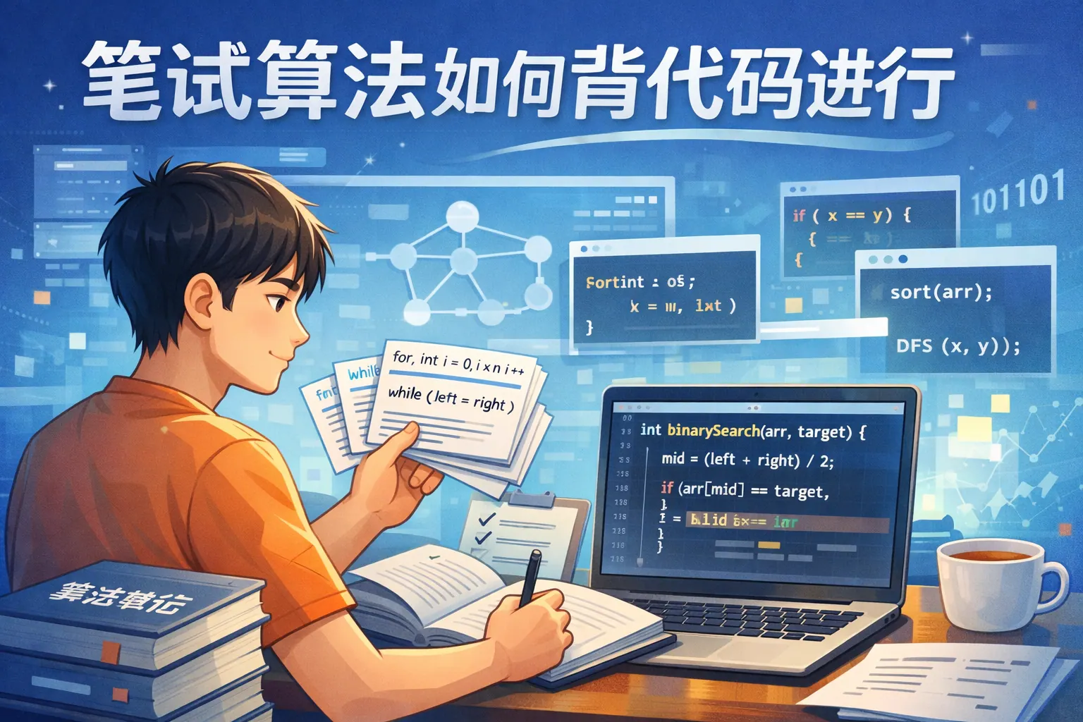 笔试算法如何背代码进行