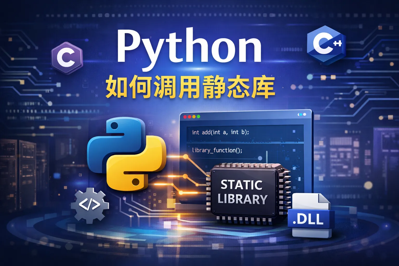 python如何调用静态库
