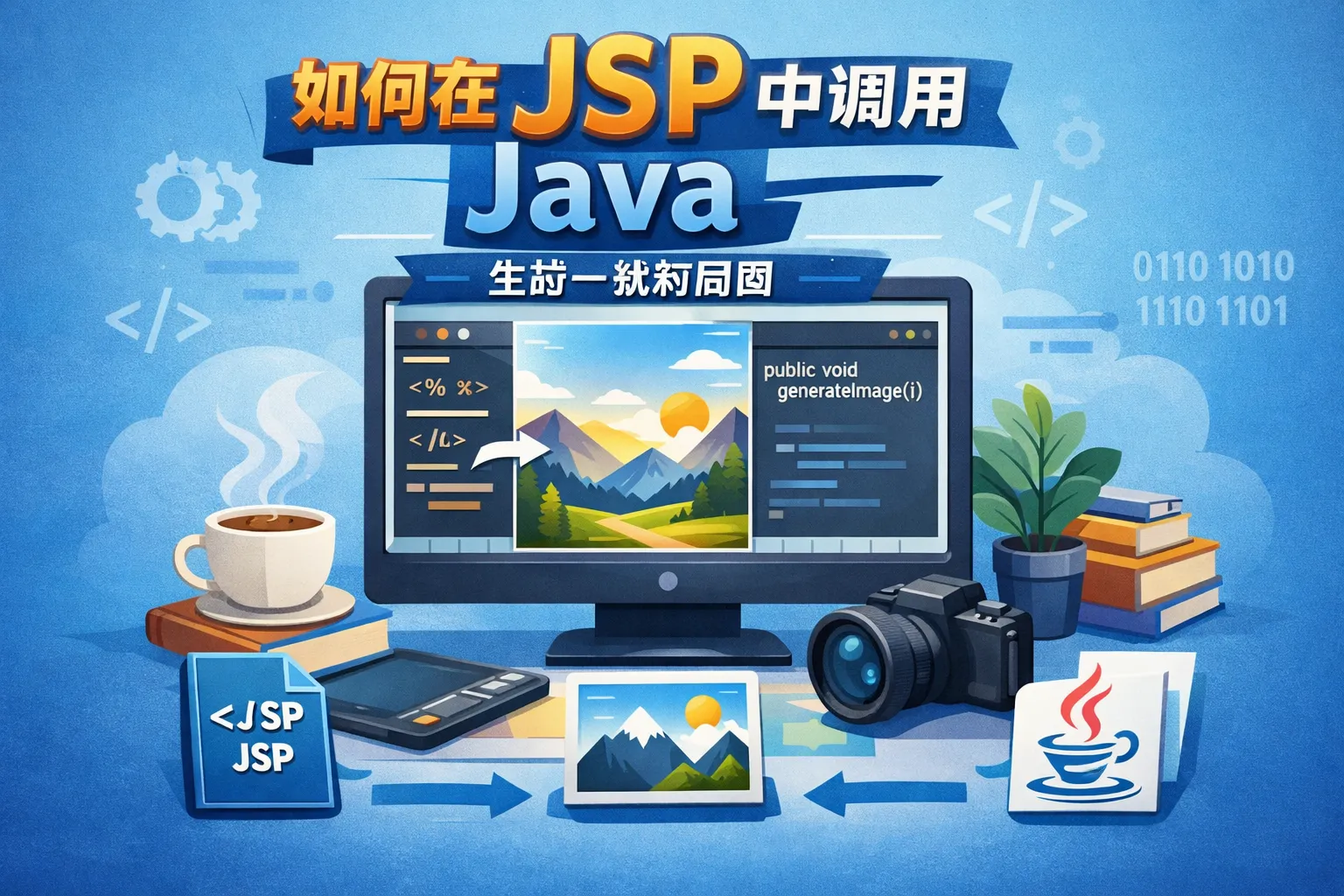 如何在jsp中调用java