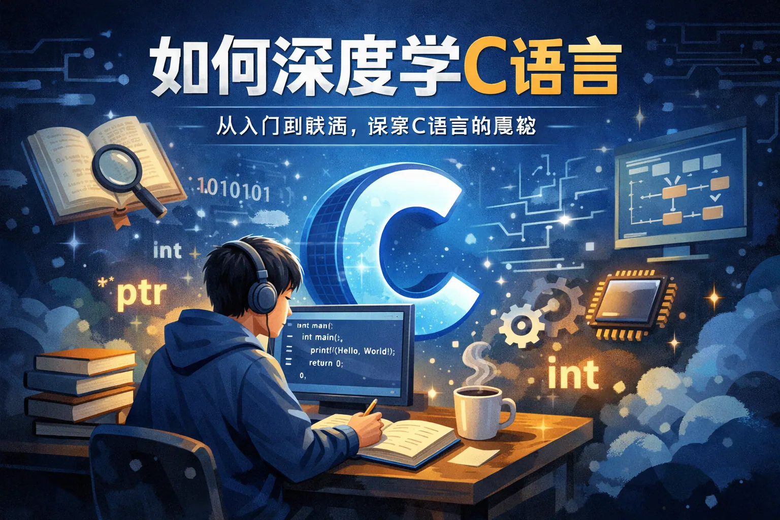 如何深度学c语言