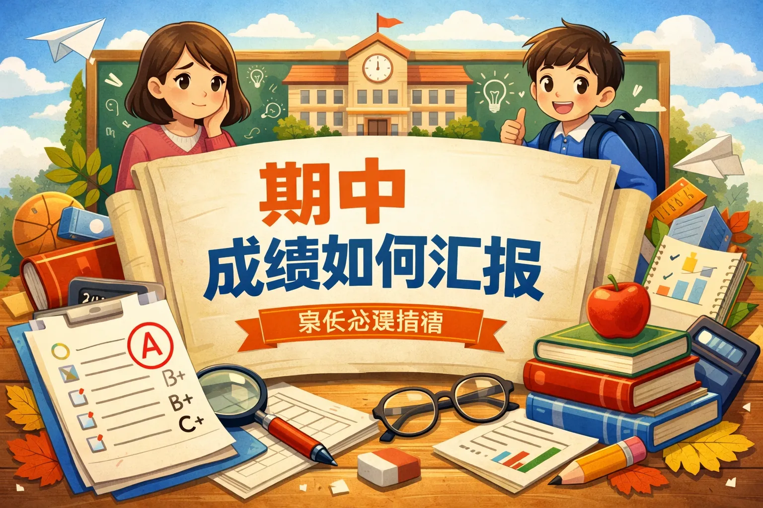 期中成绩如何汇报