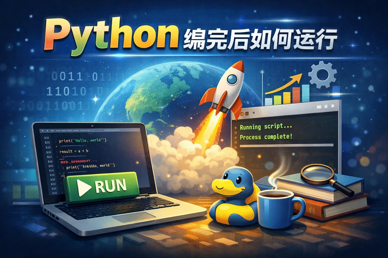 python编完后如何运行