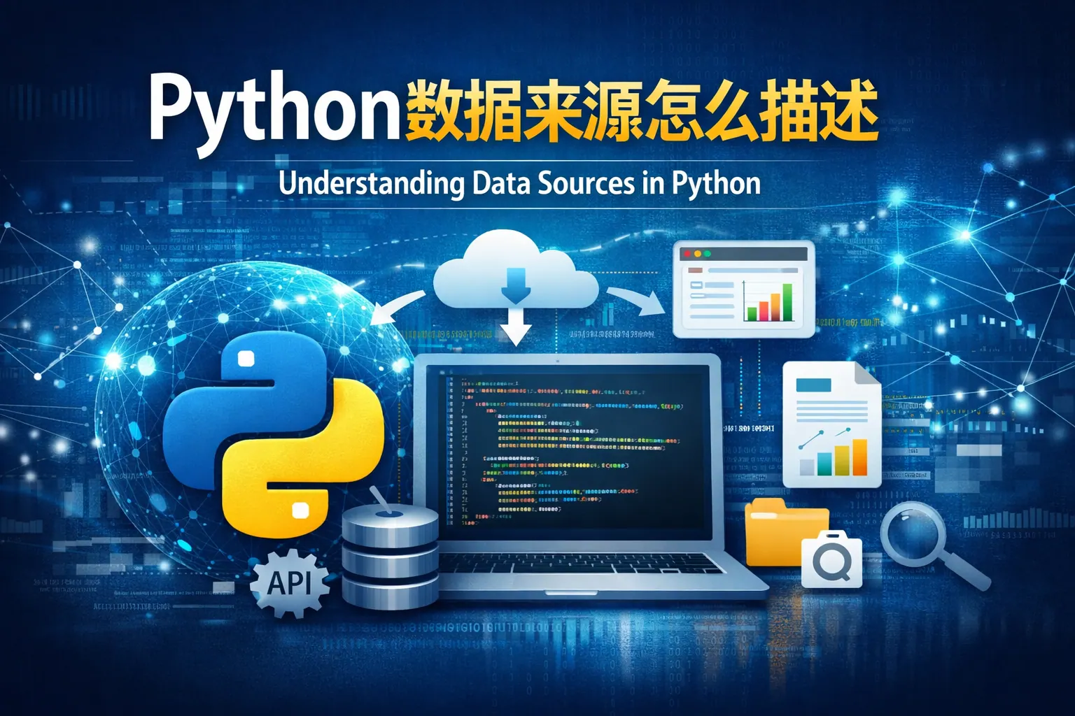 Python数据来源怎么描述