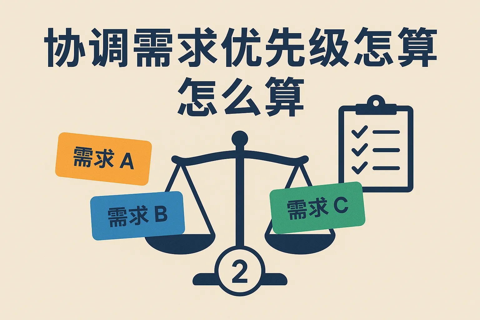 协调需求优先级怎么算