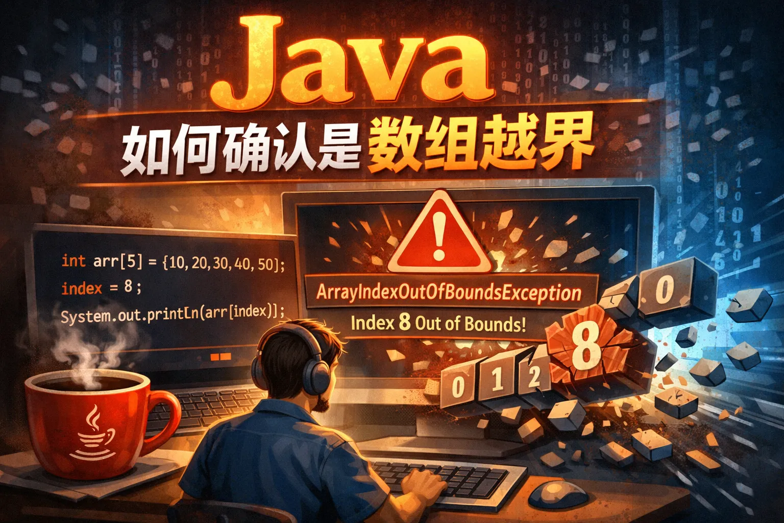 java如何确认是数组越界