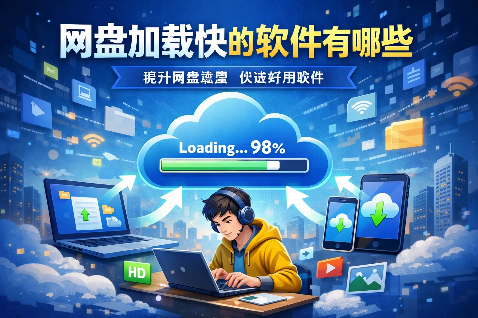 网盘加载快的软件有哪些