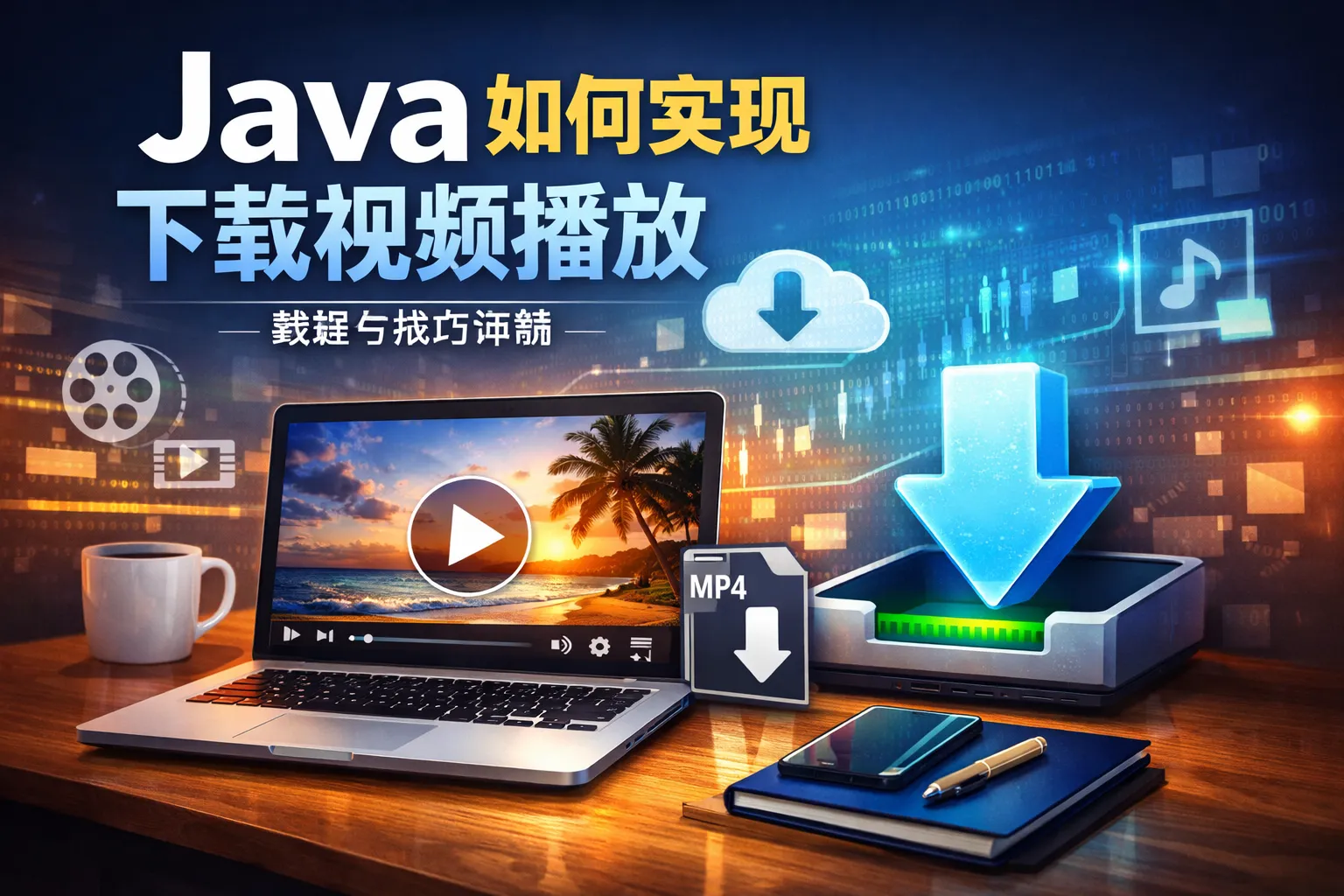 java如何实现下载视频播放
