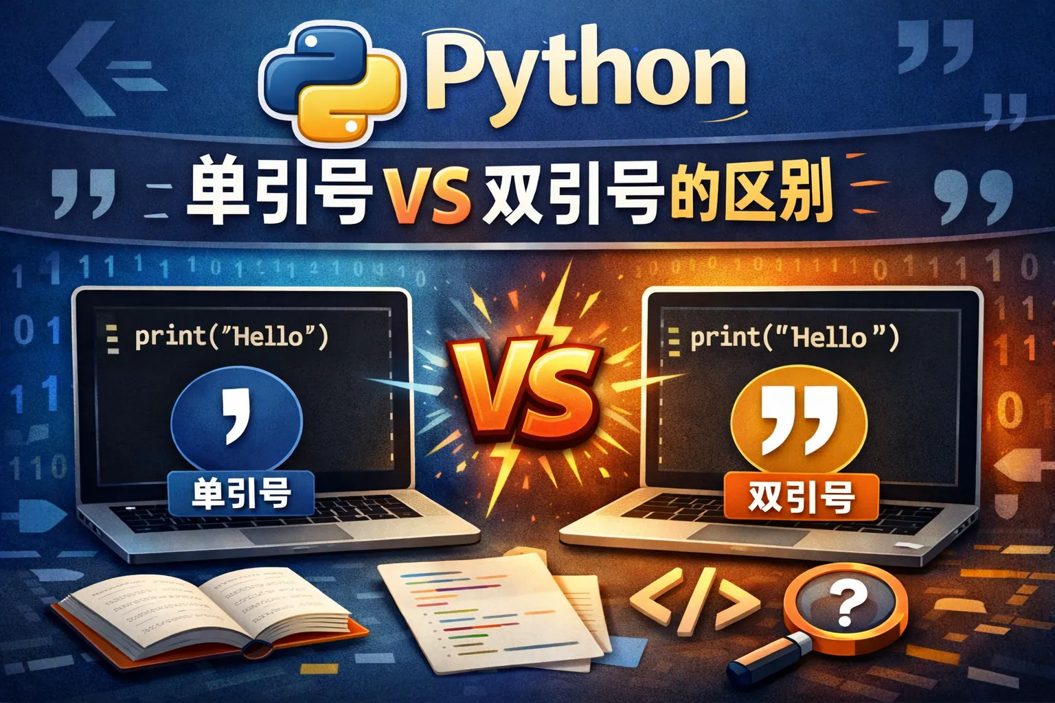 python单引号 双引号的区别