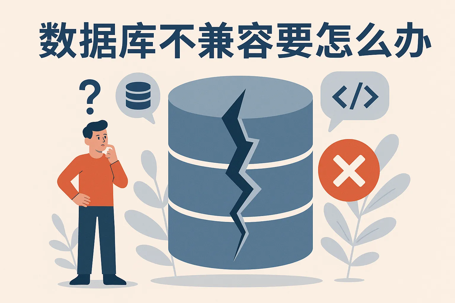 数据库不兼容要怎么办