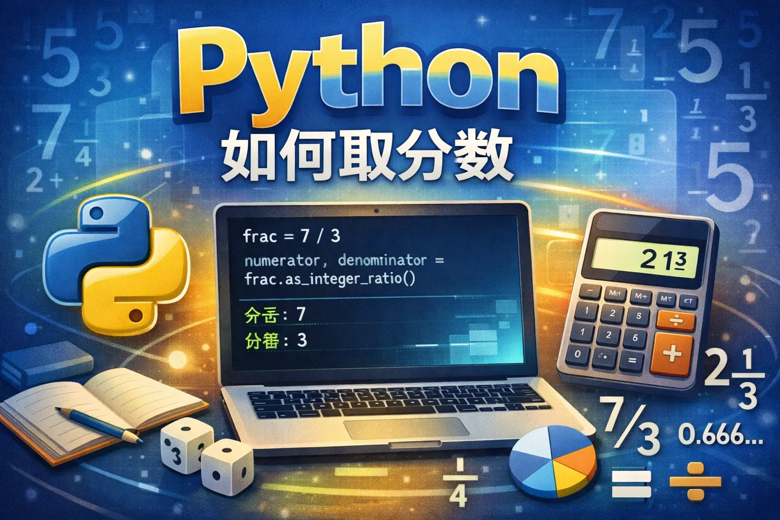 python如何取分数