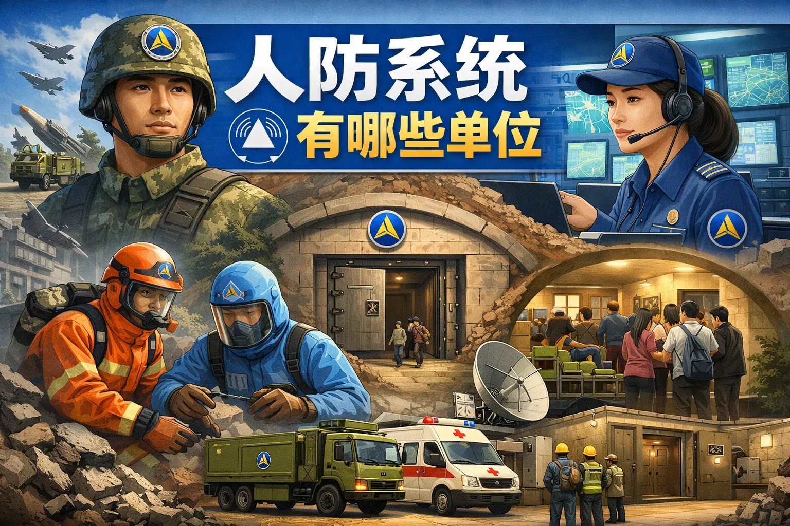 人防系统有哪些单位