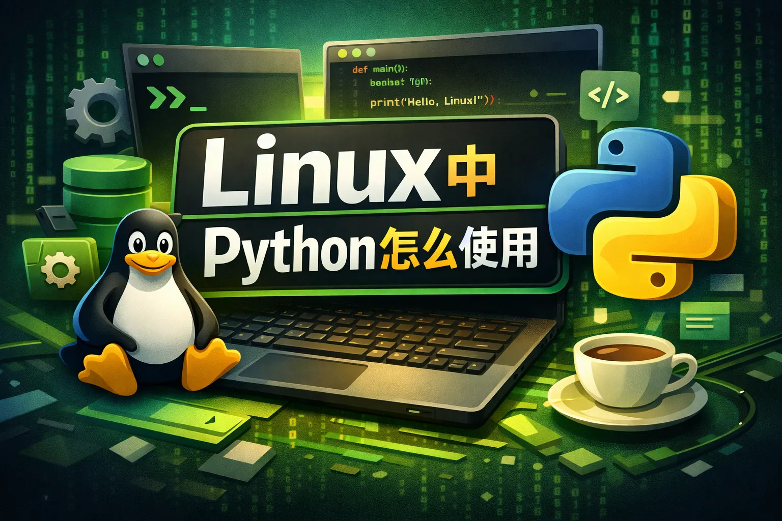 linux中python怎么使用