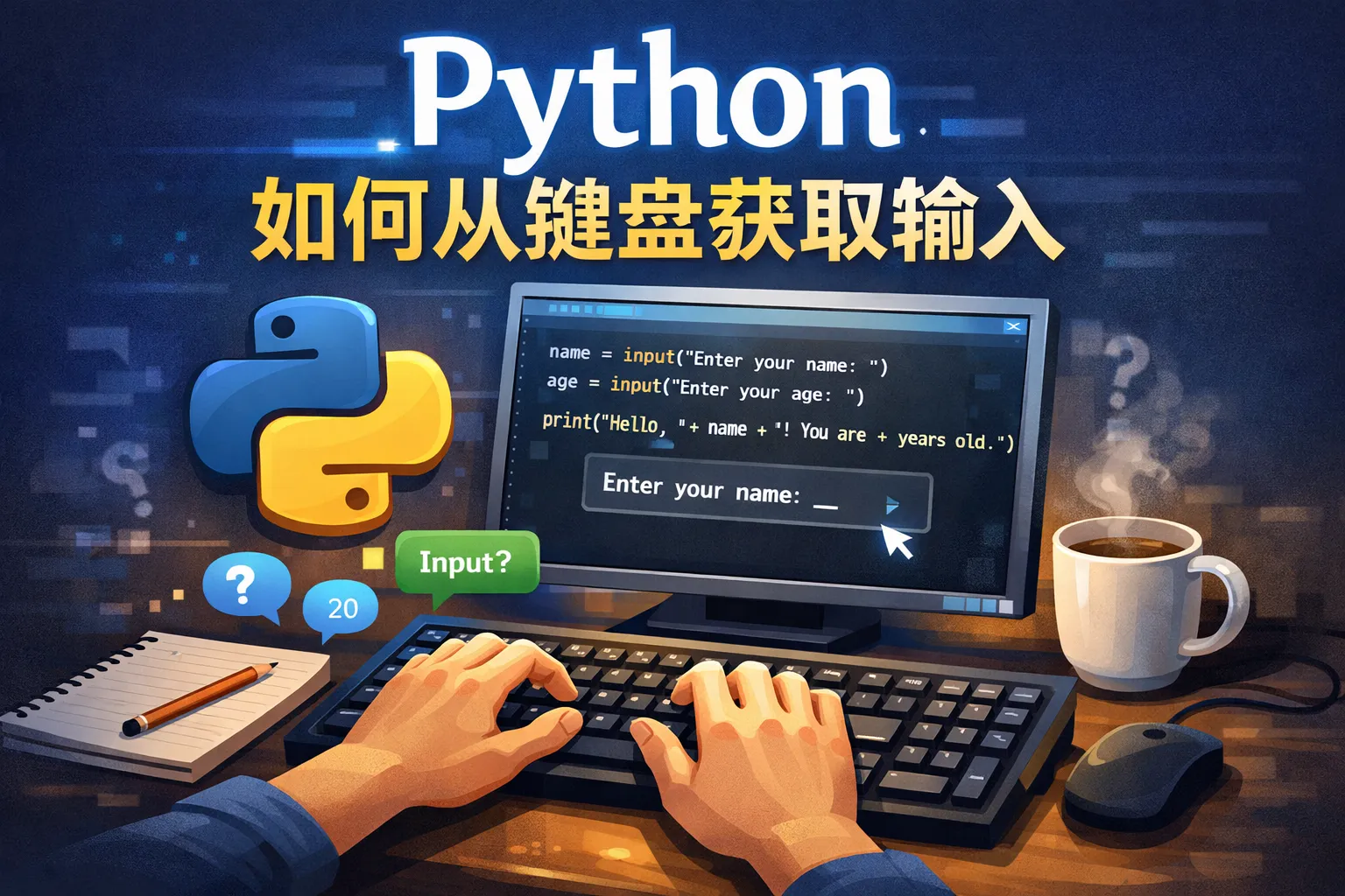 python如何从键盘获取输入