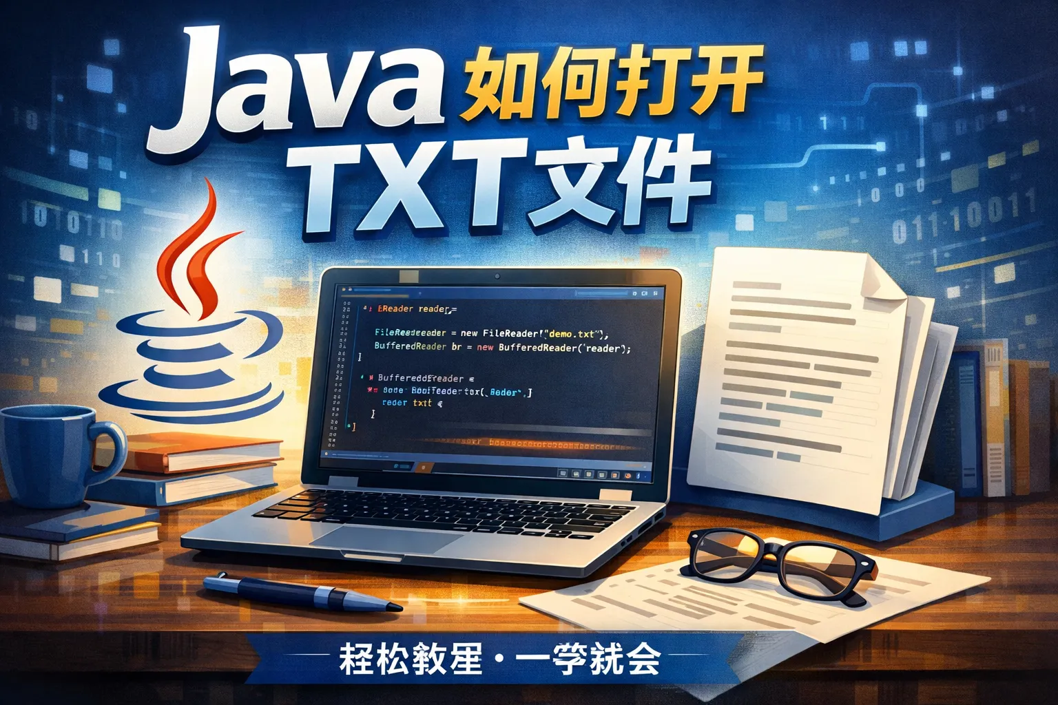 java如何打开txt文件