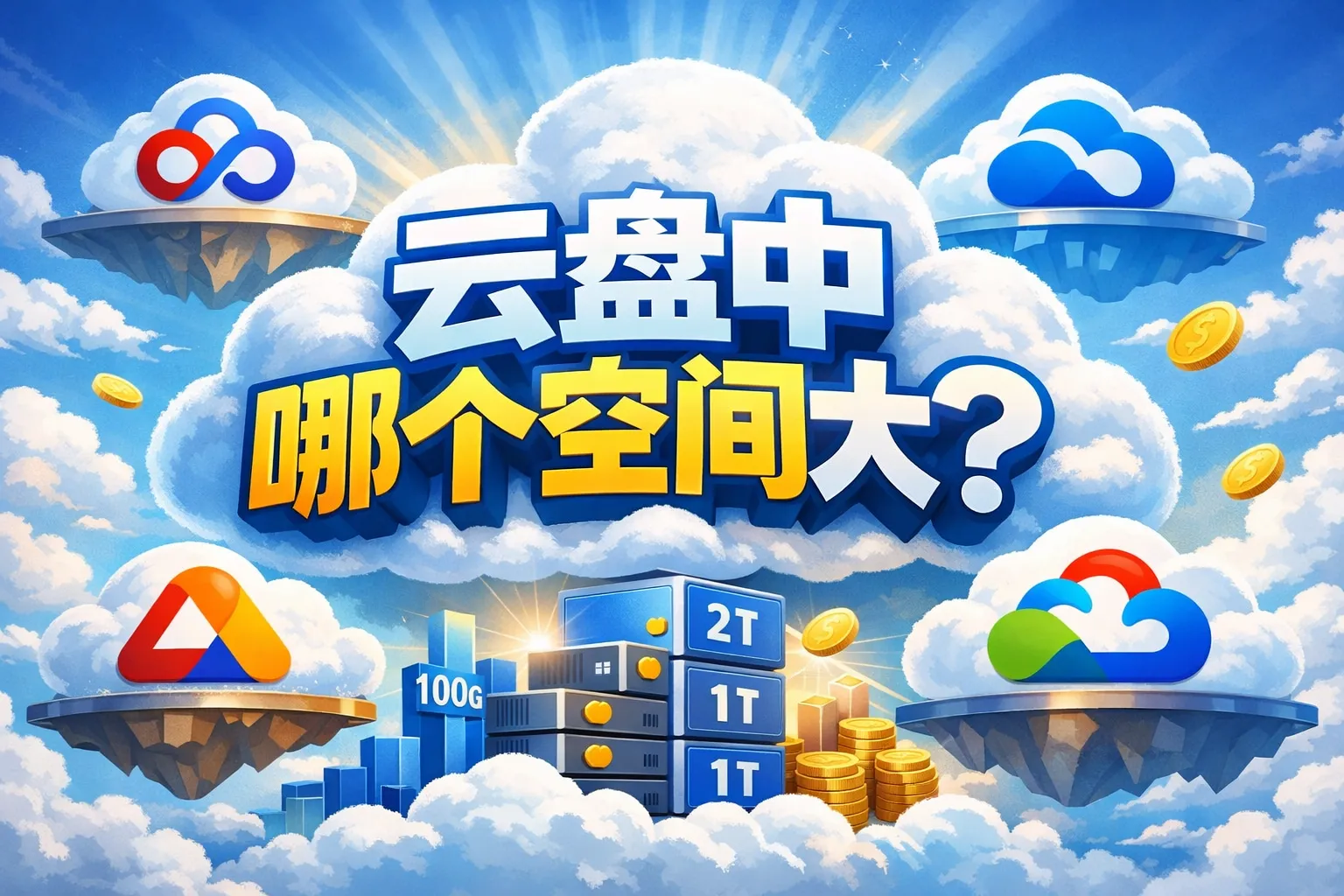 云盘中哪个空间大