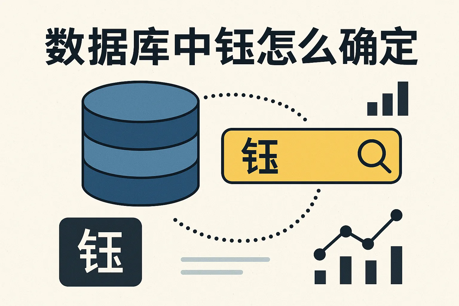 数据库中钰怎么确定
