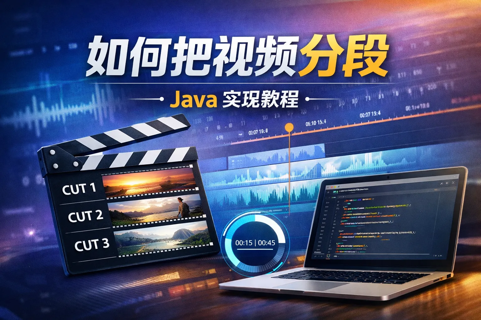 如何把视频分段java