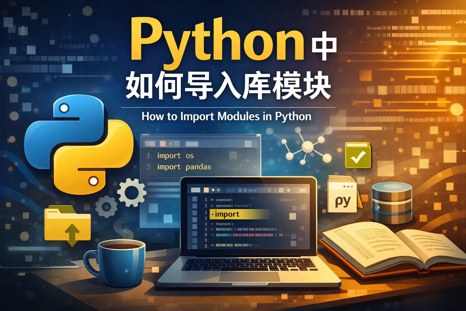 Python中如何导入库模块