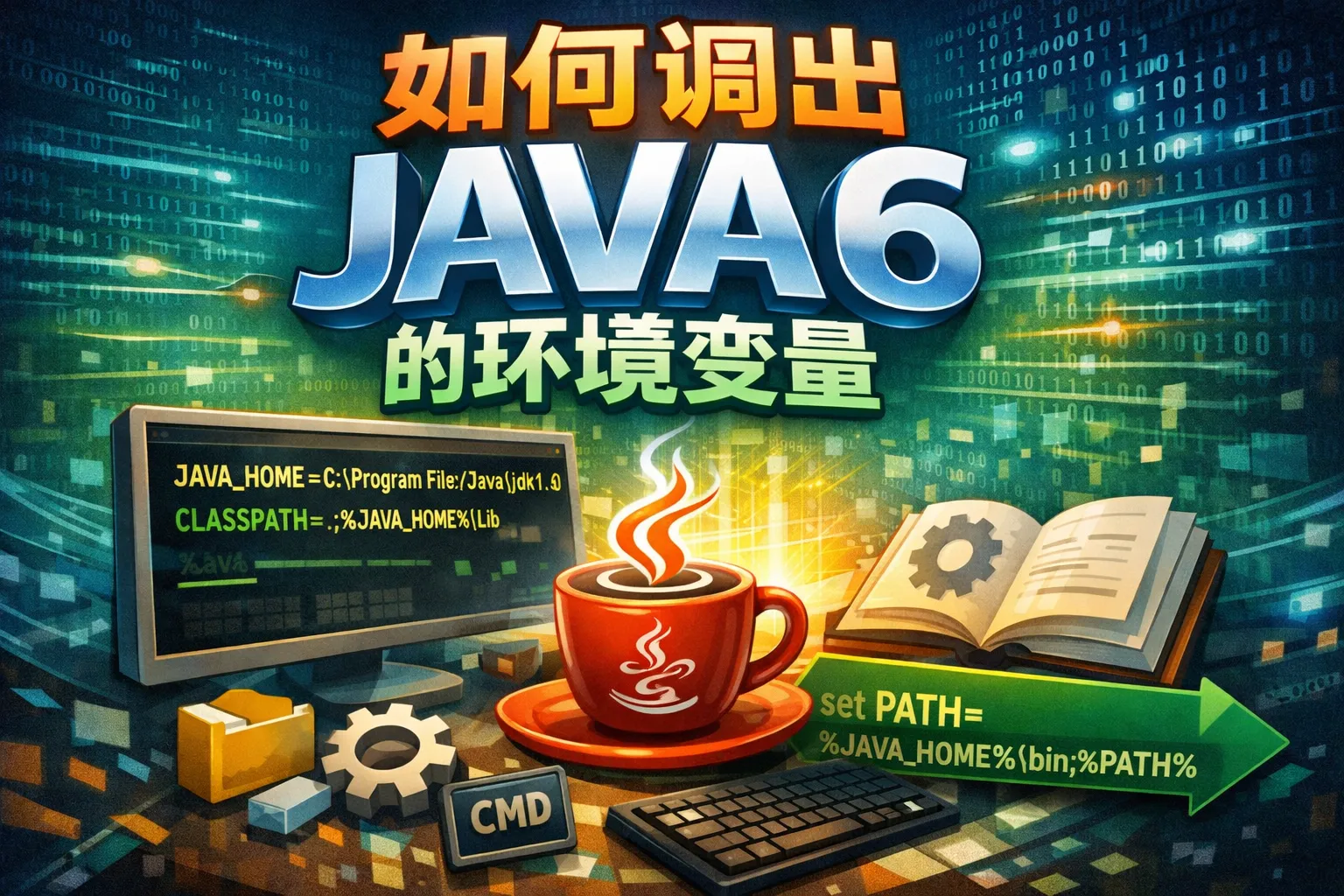 如何调出JAVA6的环境变量