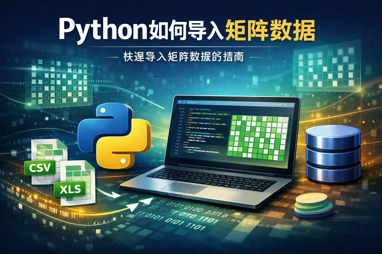 python如何导入矩阵数据