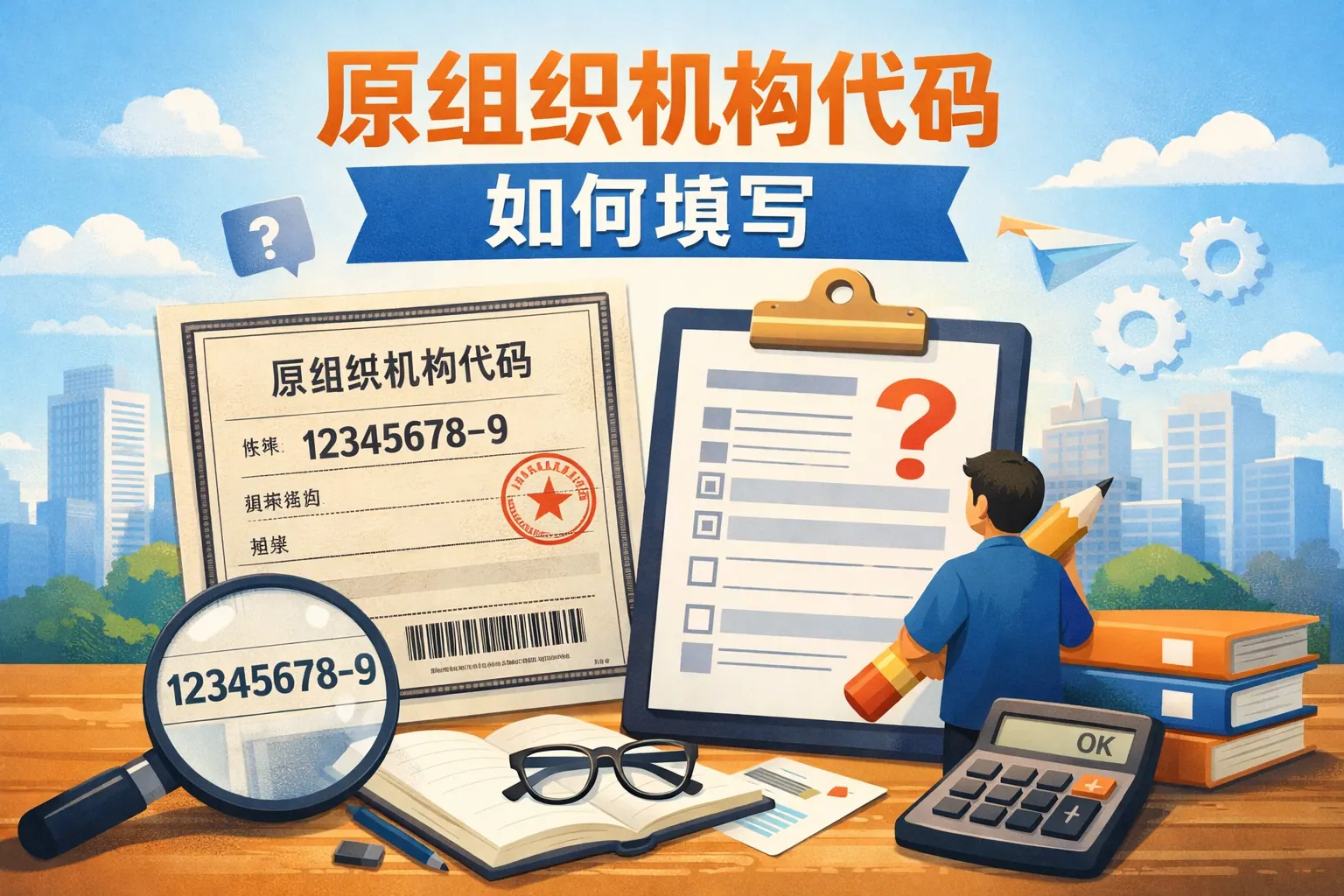 原组织机构代码如何填写