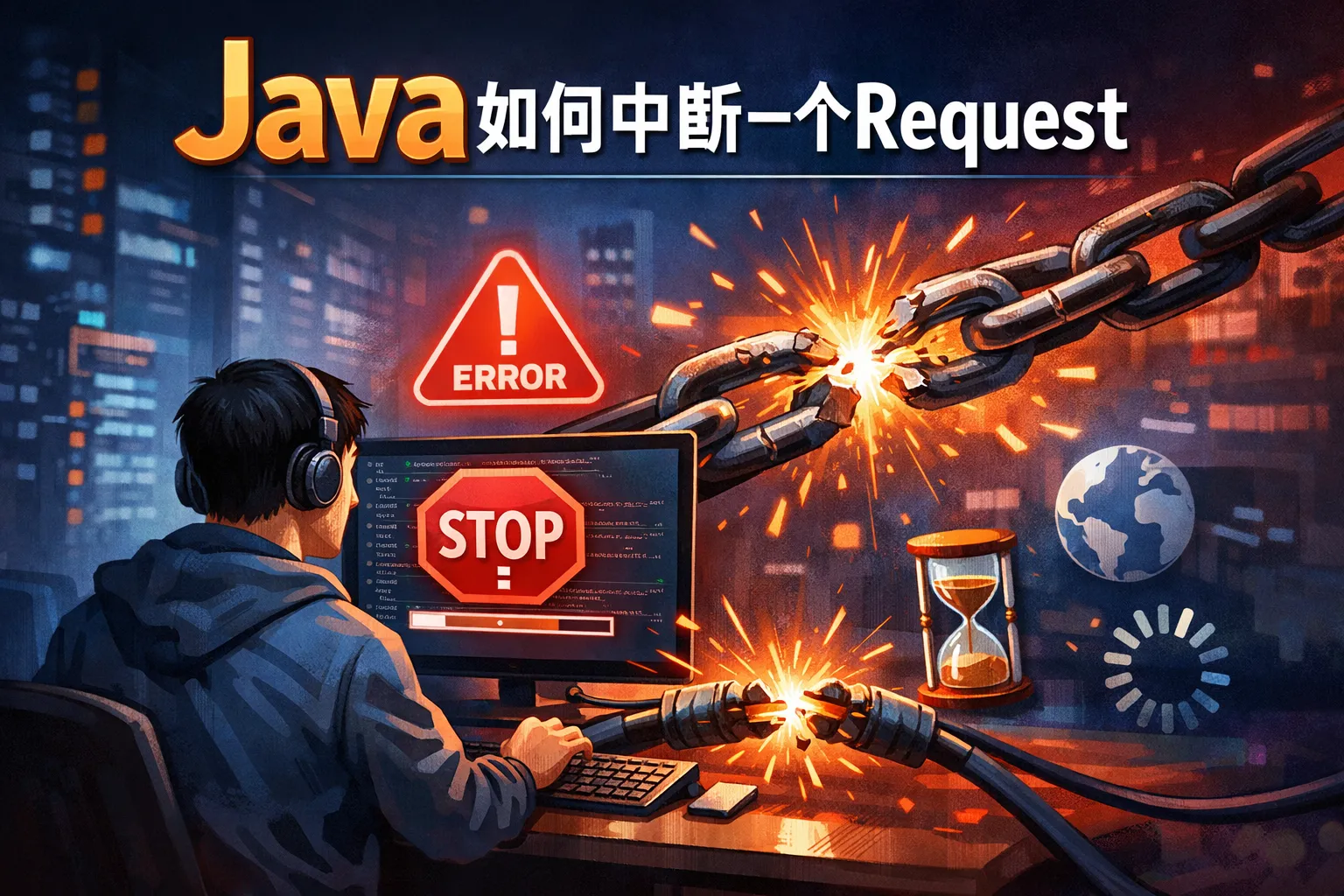java如何中断一个request