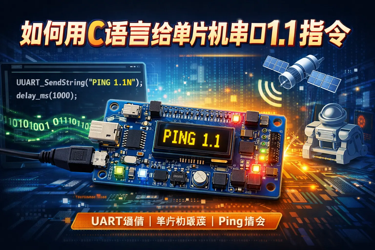 如何用c语言给单片机串口平1.1指令