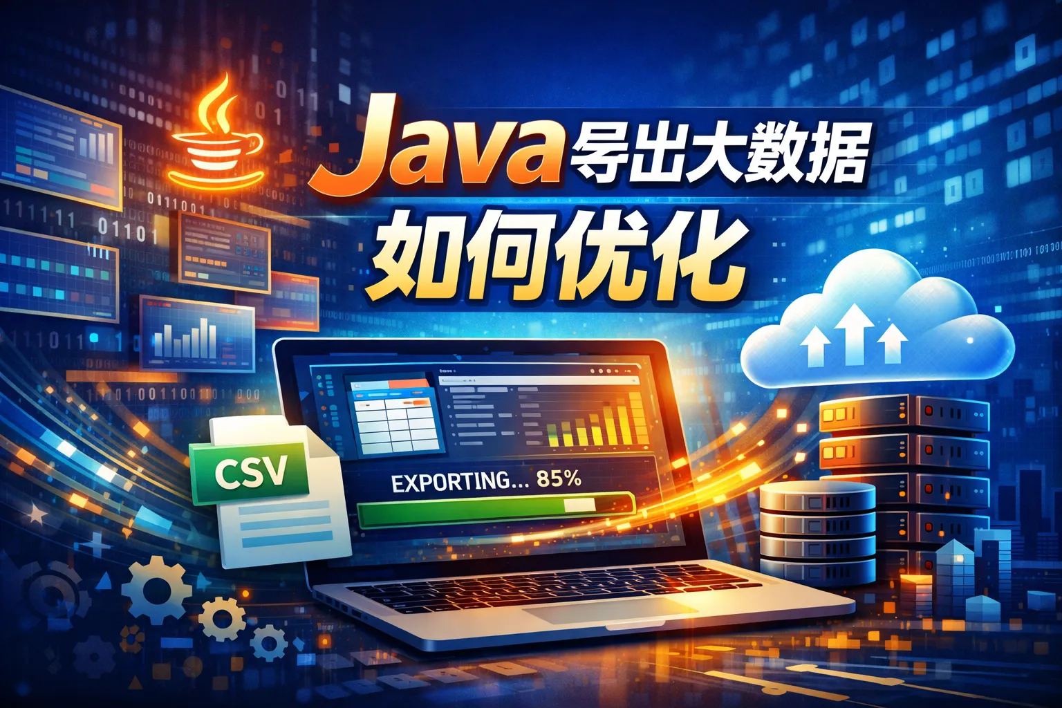 java导出大数据如何优化
